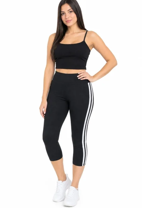 Capri Lycra Verano Tres Tiras