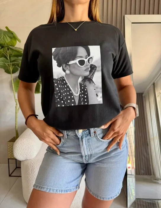 Remera Dama Sofisticado Algodón