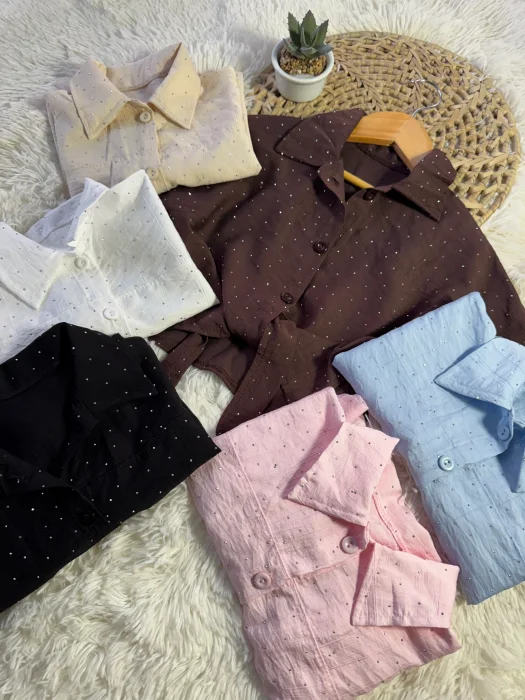 Camisa con Strass de Nena