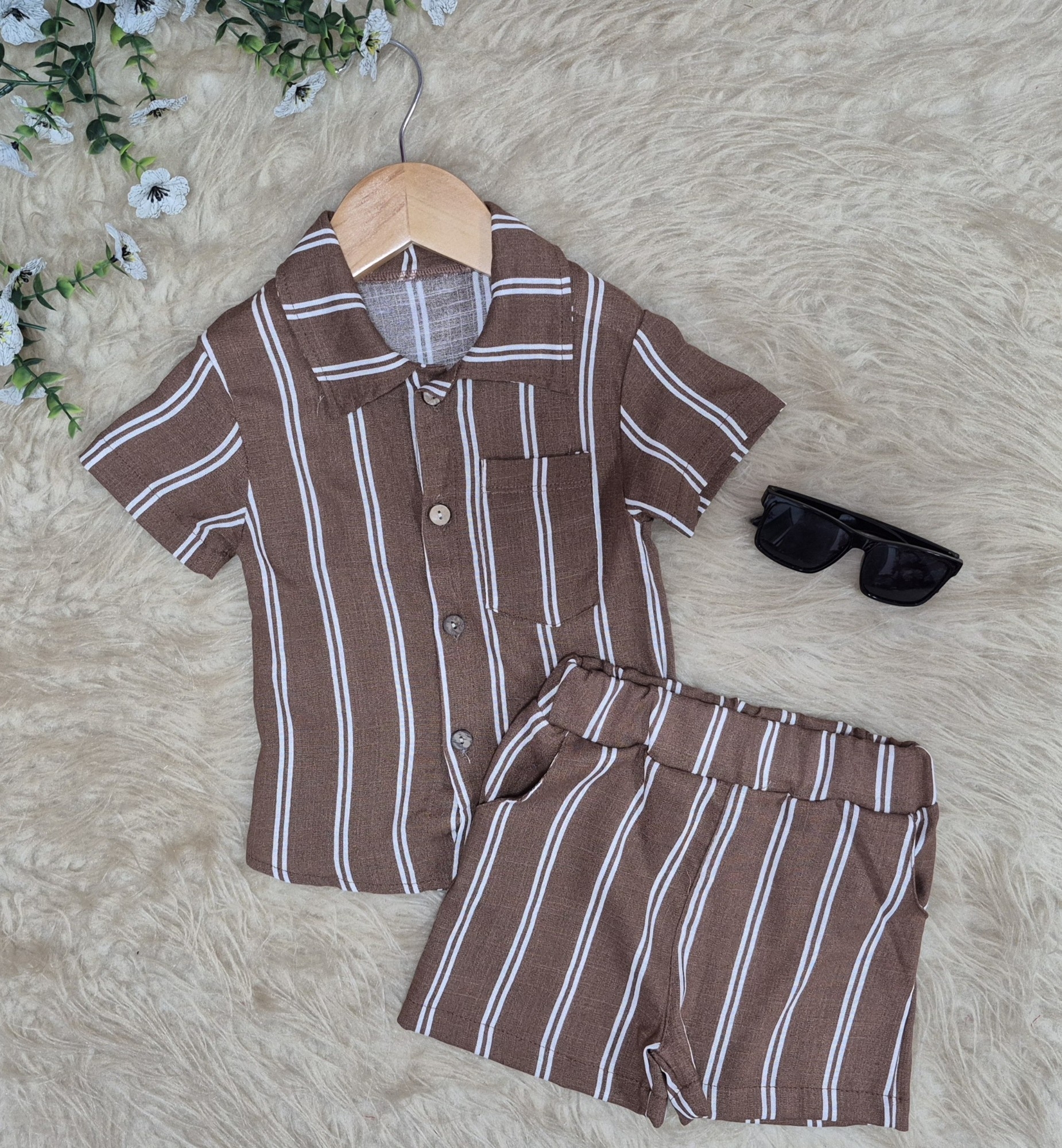 Conjunto  Lian Camisa y Short  Lino con Spandex - Imagen 3