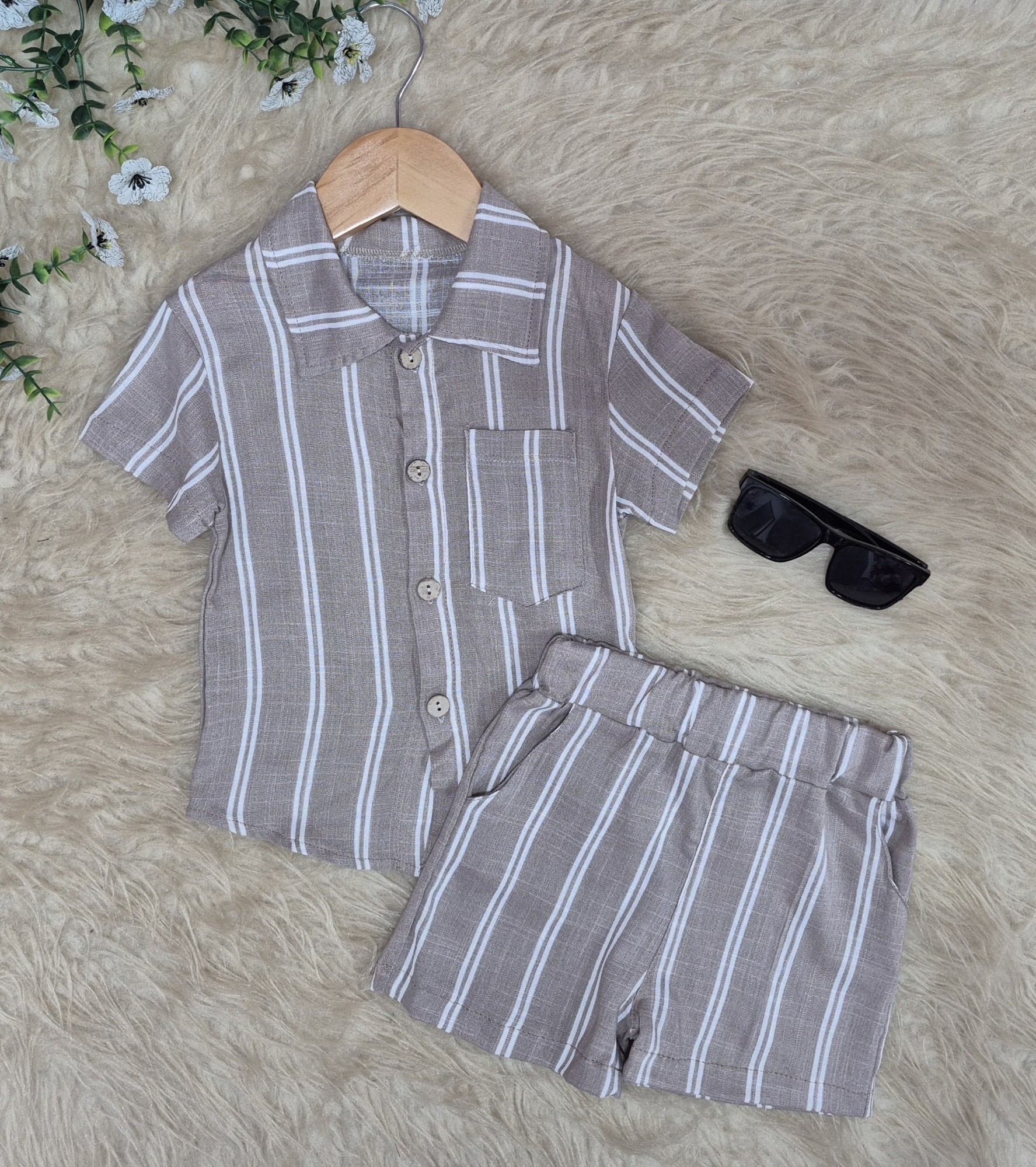 Conjunto  Lian Camisa y Short  Lino con Spandex - Imagen 5