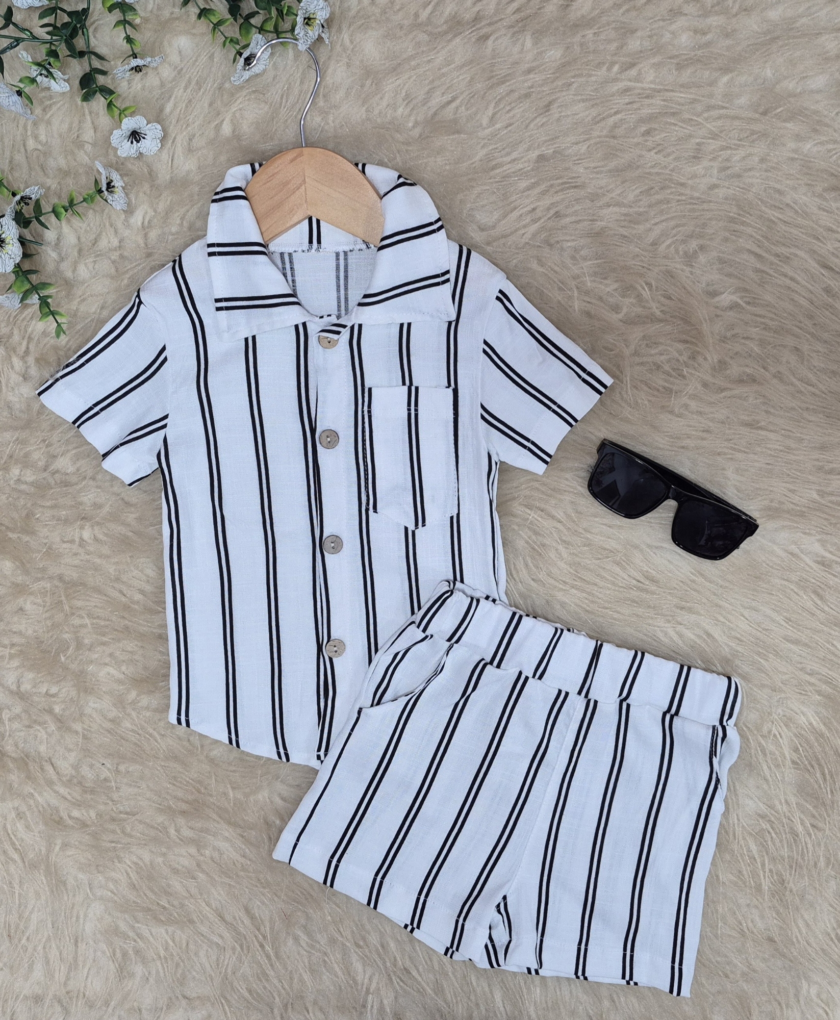Conjunto  Lian Camisa y Short  Lino con Spandex - Imagen 6