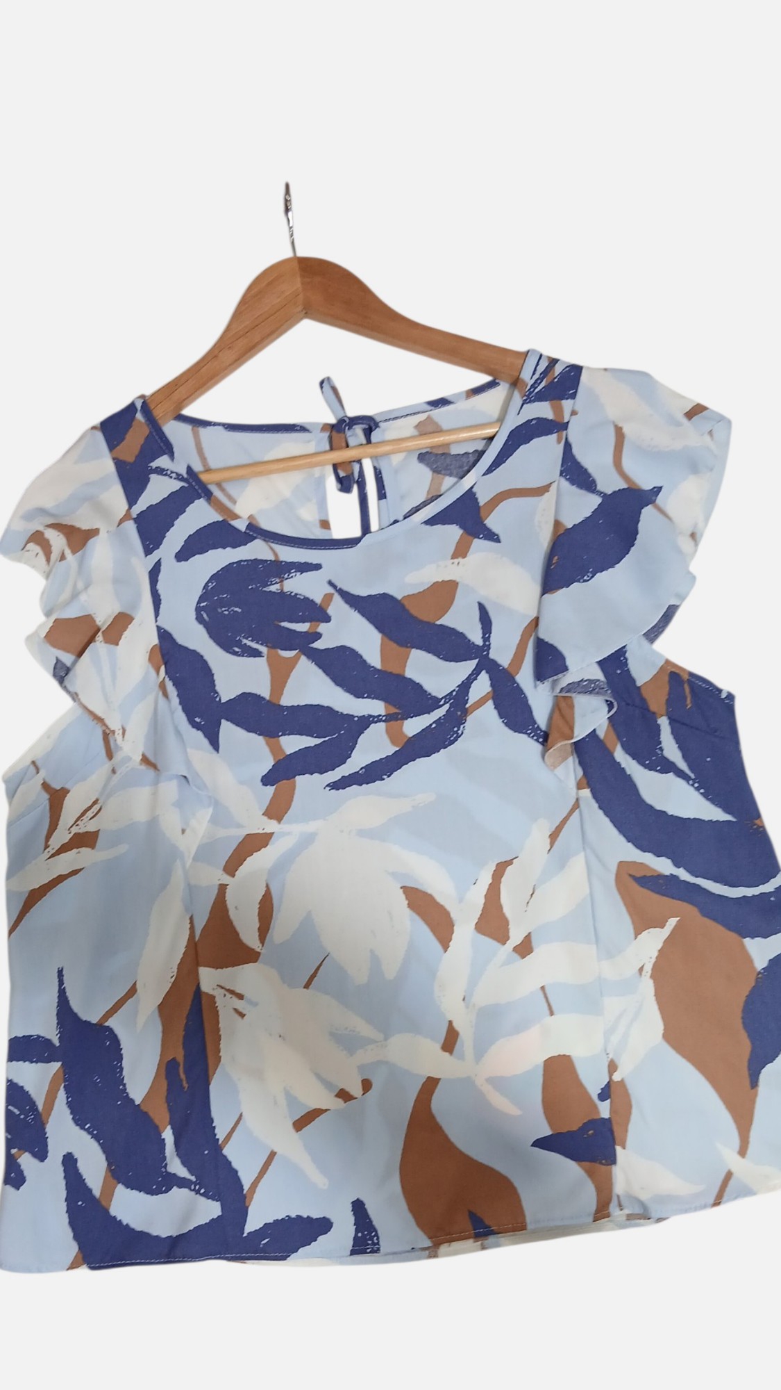 Blusa Fibrana Poplin Estampada Talle Único - Imagen 2