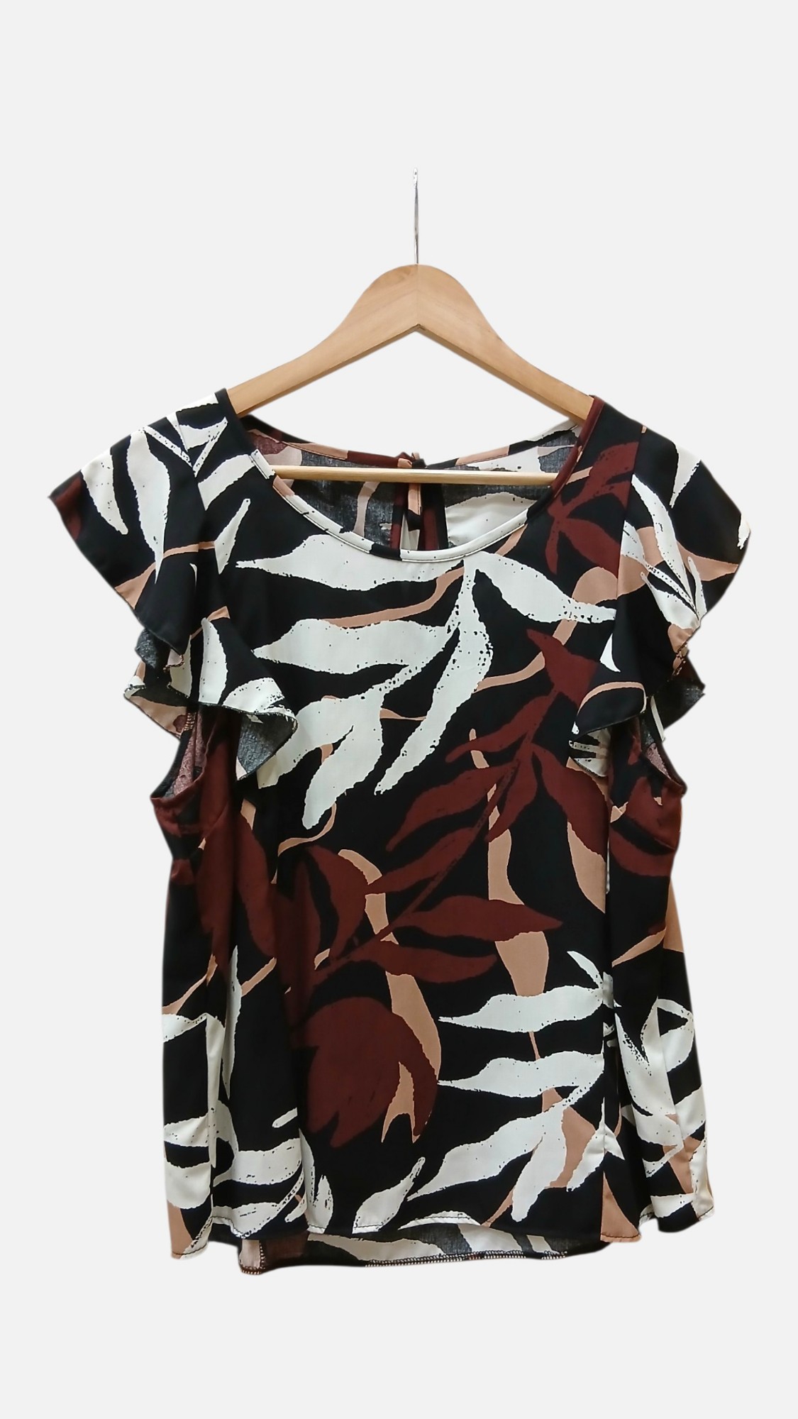 Blusa Fibrana Poplin Estampada Talle Único - Imagen 3