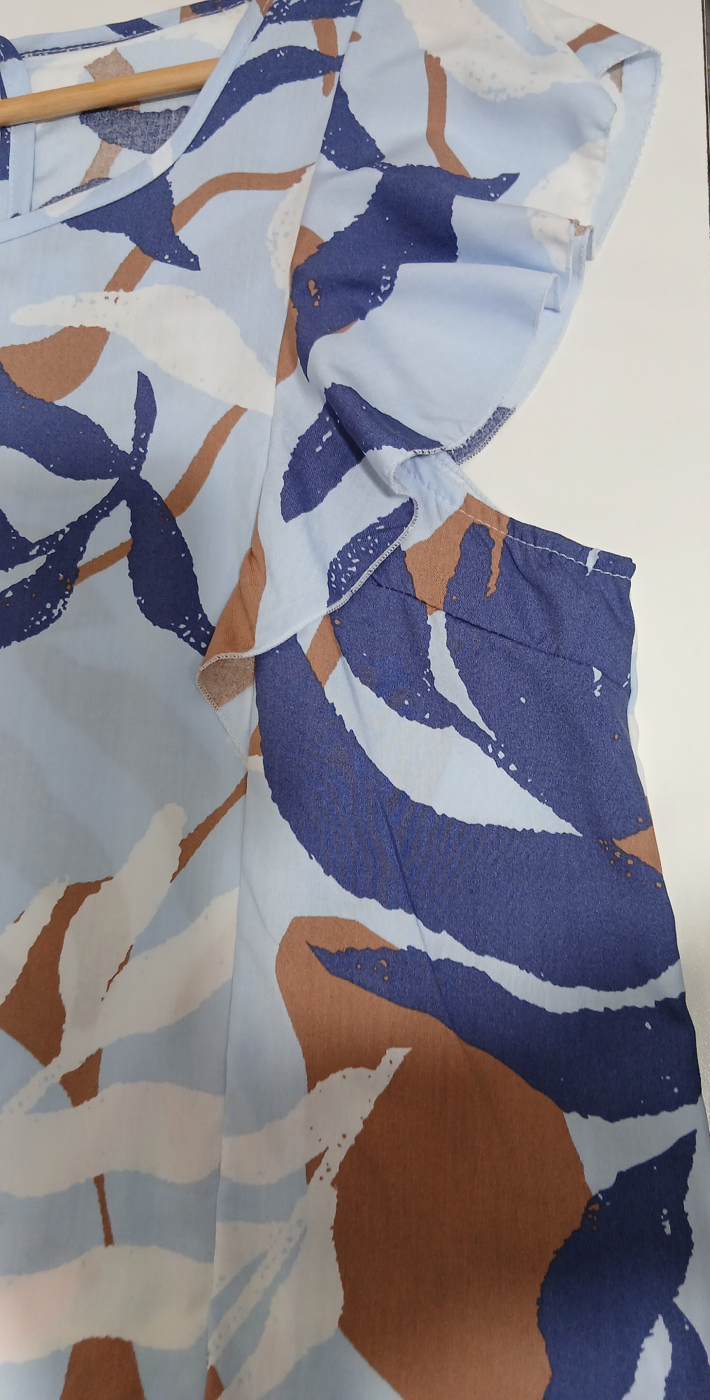 Blusa Fibrana Poplin Estampada Talle Único - Imagen 4