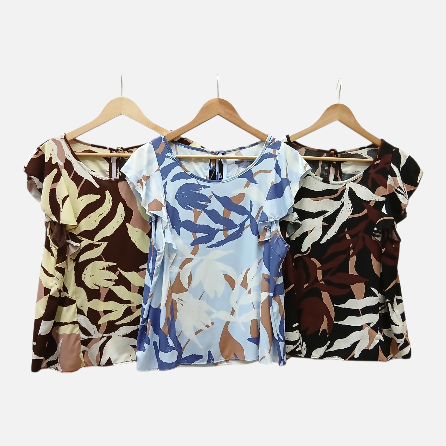 Blusa Fibrana Poplin Estampada Talle Único - Imagen 5