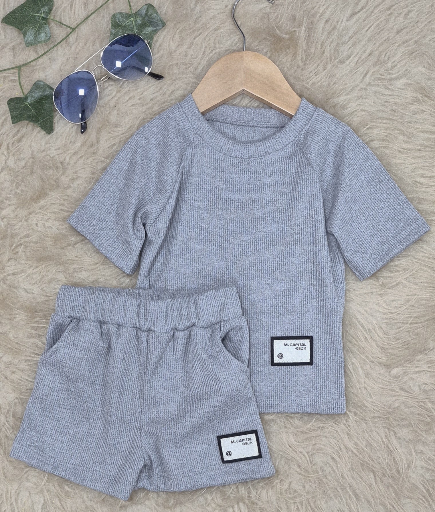 Conjunto  Leo Wafle  Liso Solo Surtidos - Imagen 2