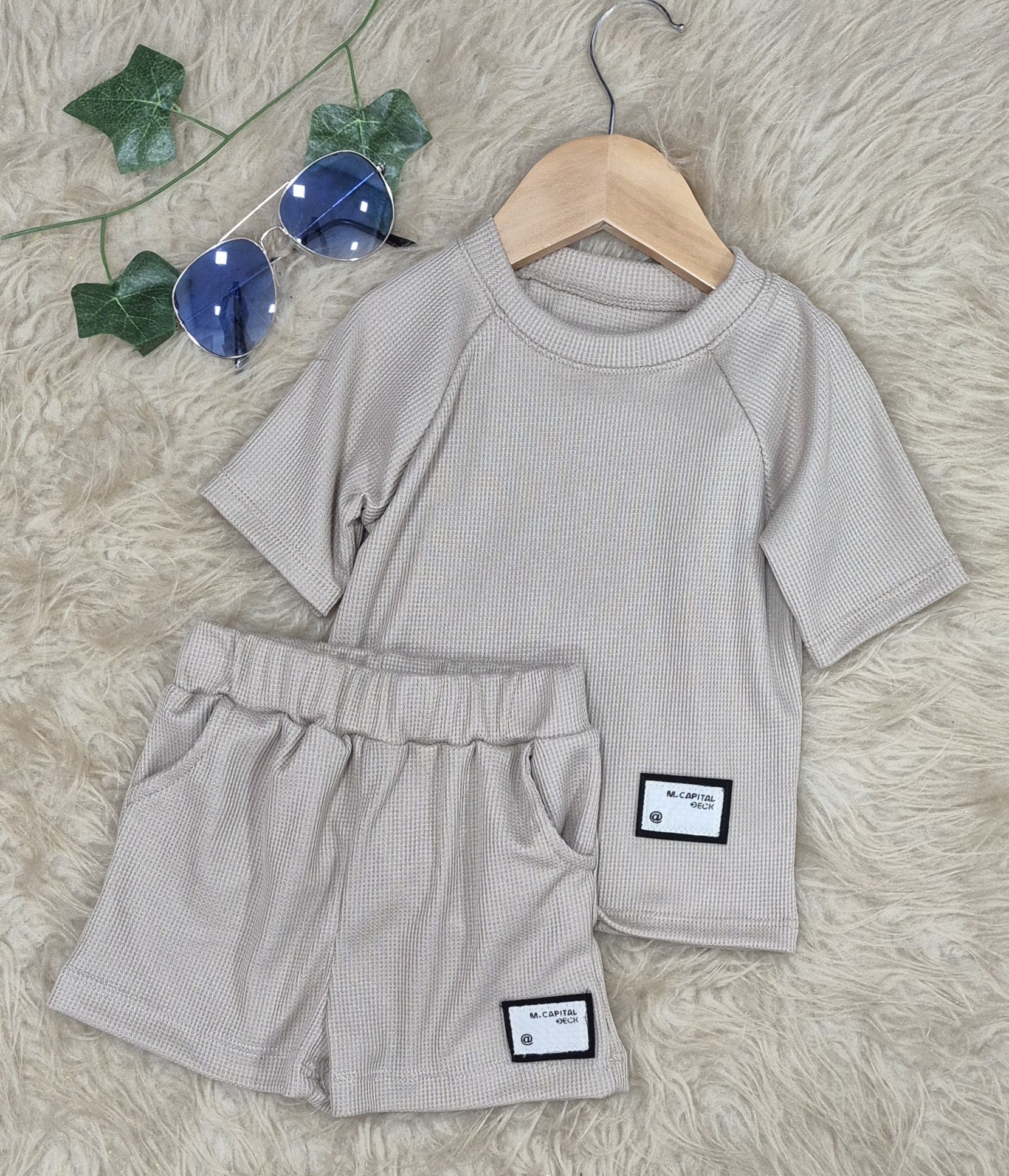 Conjunto  Leo Wafle  Liso Solo Surtidos - Imagen 4