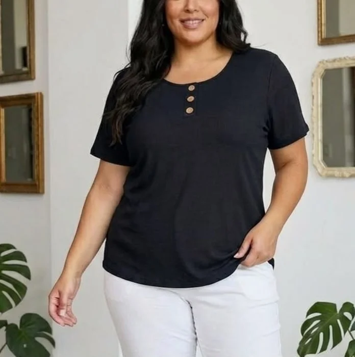 Remeras de Morley Viscosa con Botones