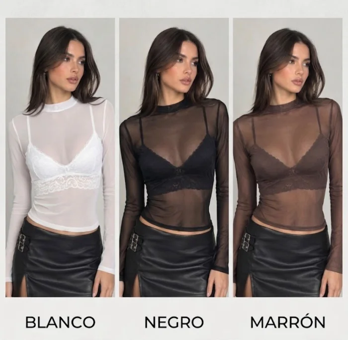 Remera Microtul M.larga