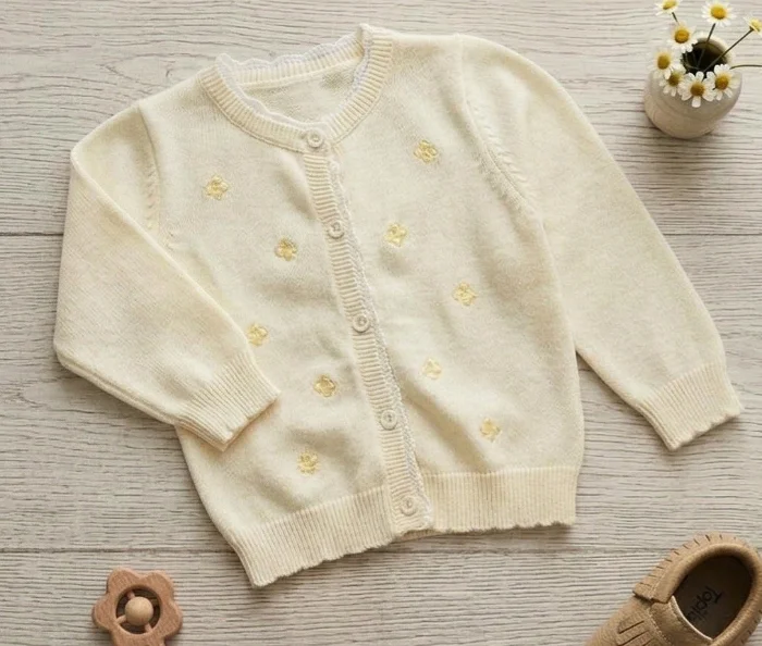 Cardigans Bremer  Bebe 2a6 Importadas Amarillo