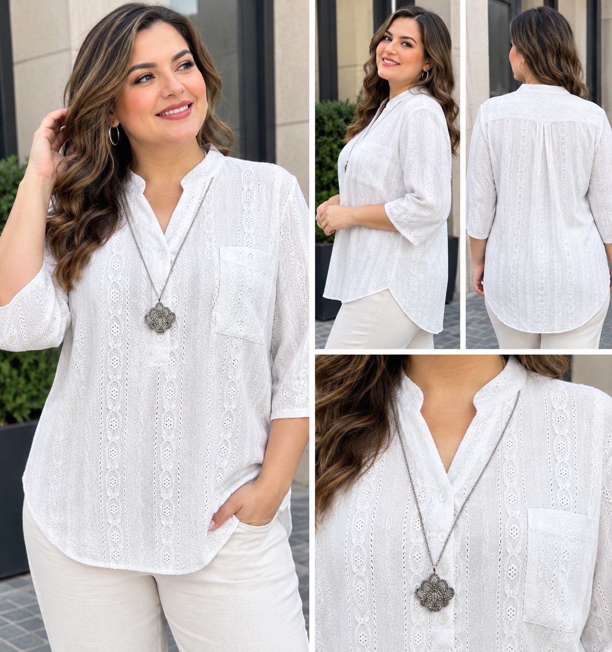 Camisolas Cuello Mao en Hawai Broderi - Imagen 2