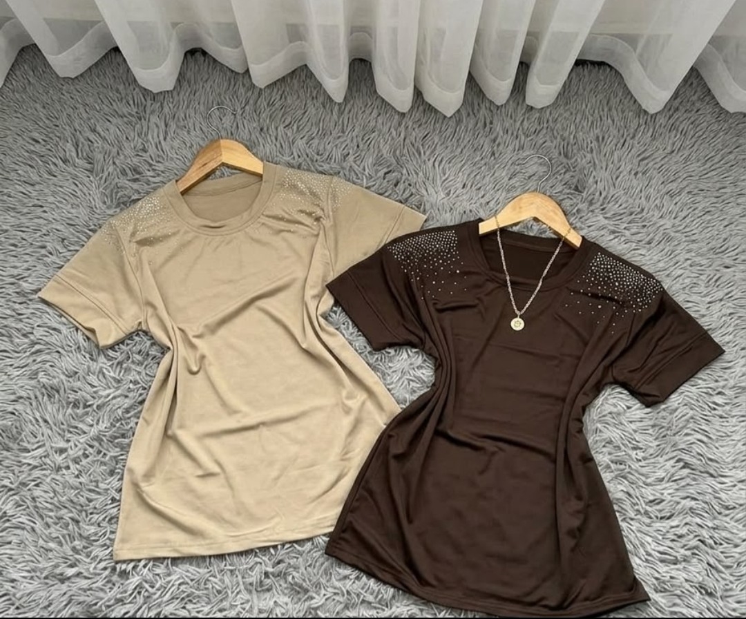 Remeras Lycra Strass - Imagen 2