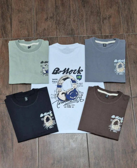 Remeras Manga Corta Oversize Niño