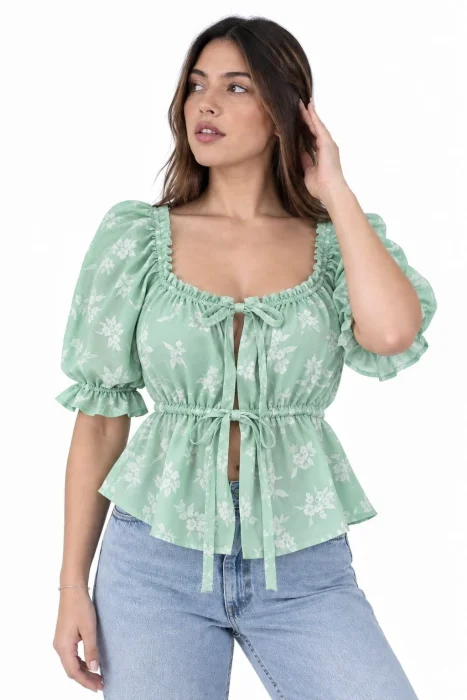 Blusa Floreados