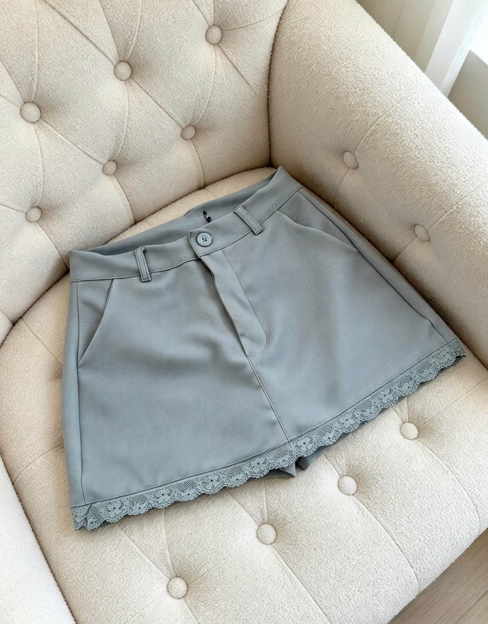 Shorts Pollera de Vestir Puntilla - Imagen 3