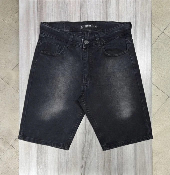 Bermuda Mom Liso Negro Stone Localizado