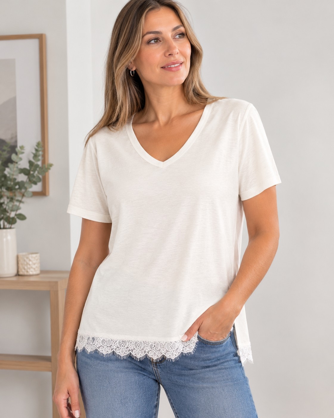 Remeras con Puntilla - Imagen 2