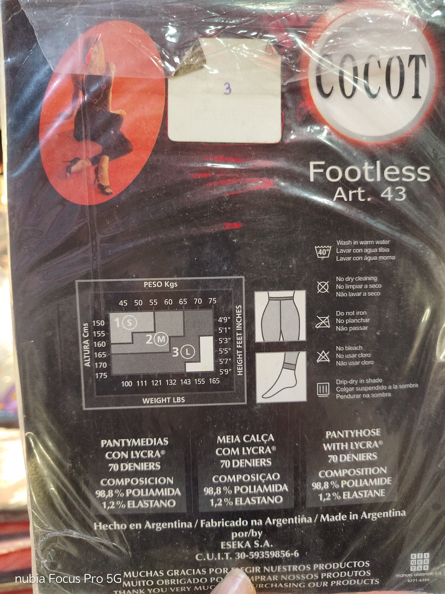 Cancan Art 43 Footless Cocot sin Pie - Imagen 3