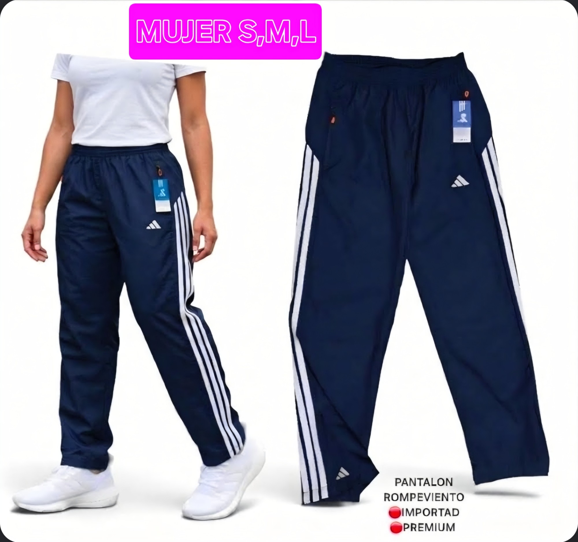Pantalon Adi Mujer Importado - Imagen 2