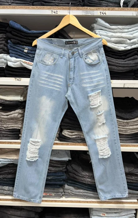 Jeans Mom Rotura Celeste