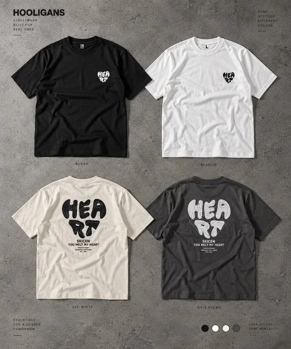 Remera Oversize Heart