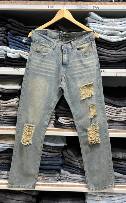 Jeans Mom Rotura Oxido