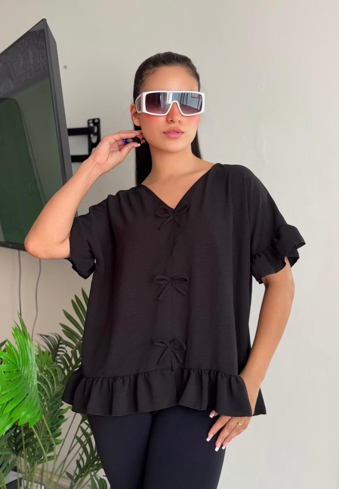 Blusa  Lino Cey Dami - Imagen 3