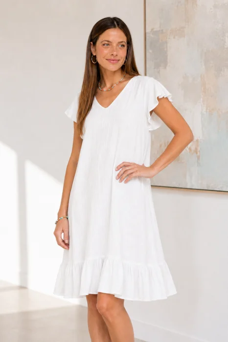 Vestido Lino  Mika C/v