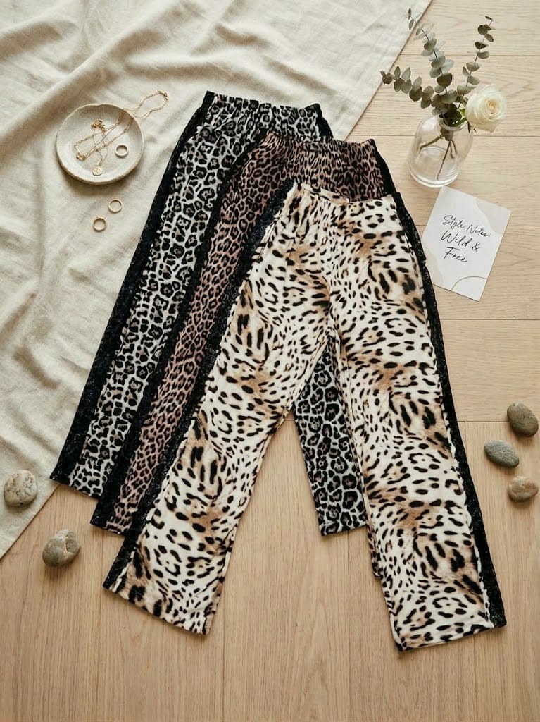 Pantalón Animal Print Encaje - Imagen 2