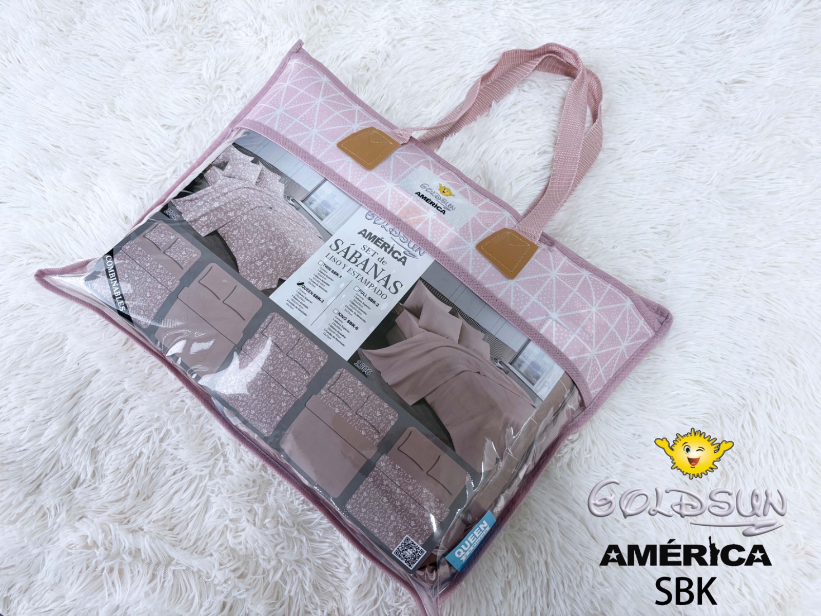 Set X2 Juegos de Sábanas Twin Goldsun América 5000 Hilos | Liso + Estampado - 3.jpeg