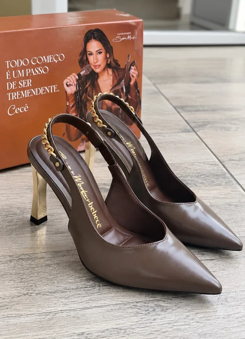 Stiletto Zapato Chocolate
