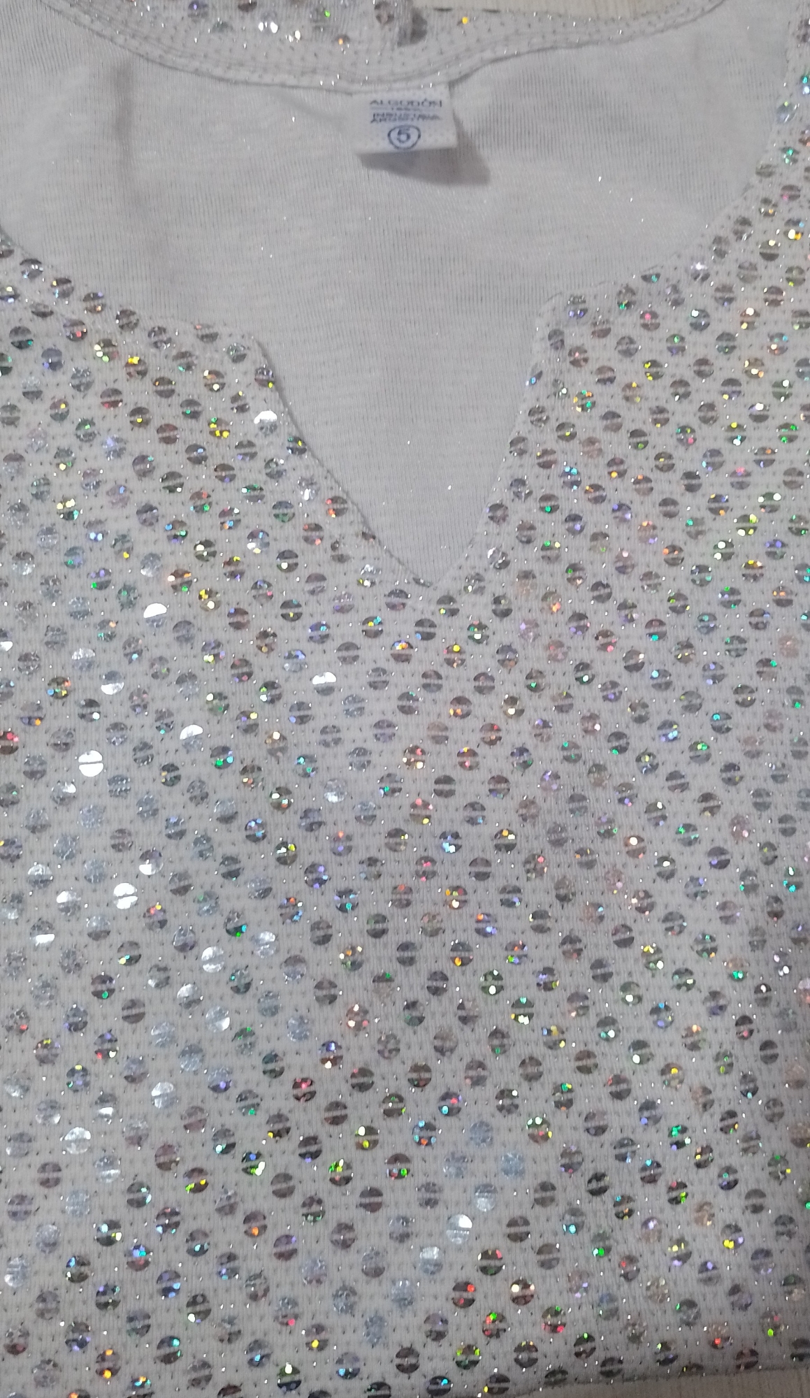 Blusa de Fiesta de Lentejuelas Talle 3-5--7 - Imagen 4