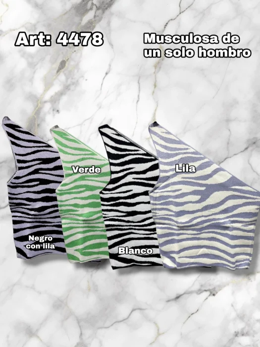 Musculosa un Solo Hombro