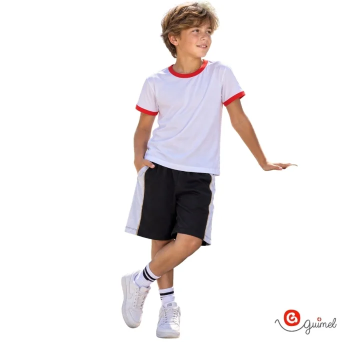 10275	remera Niño Teen Jersey Clasica Combinada