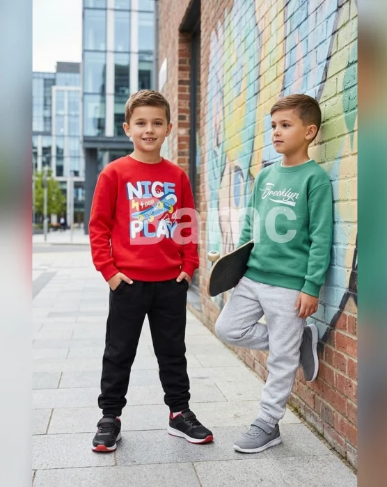 Conjunto Frisa Algodón de Niño
