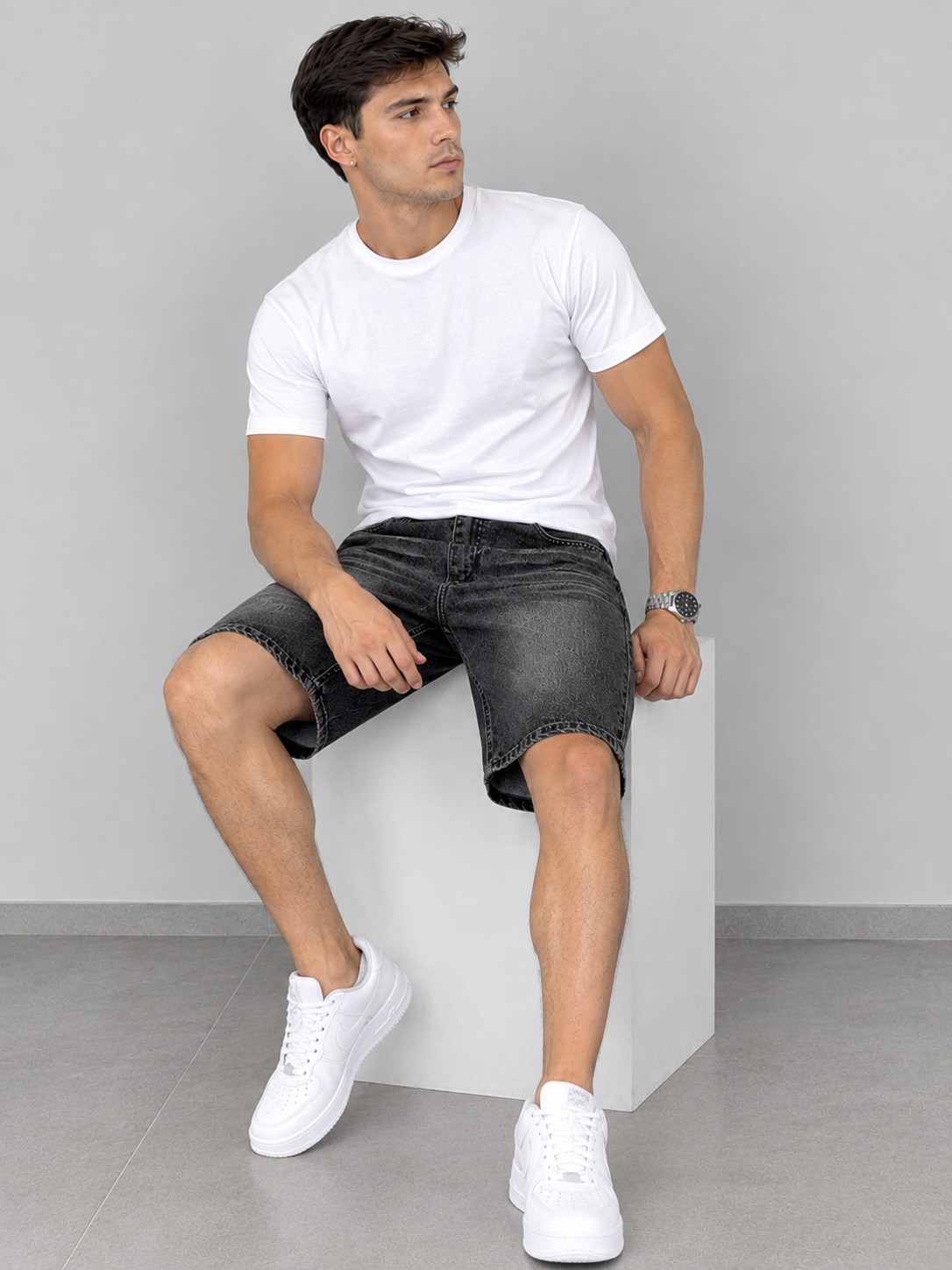 Bermuda Moom Gris Zara - Imagen 2