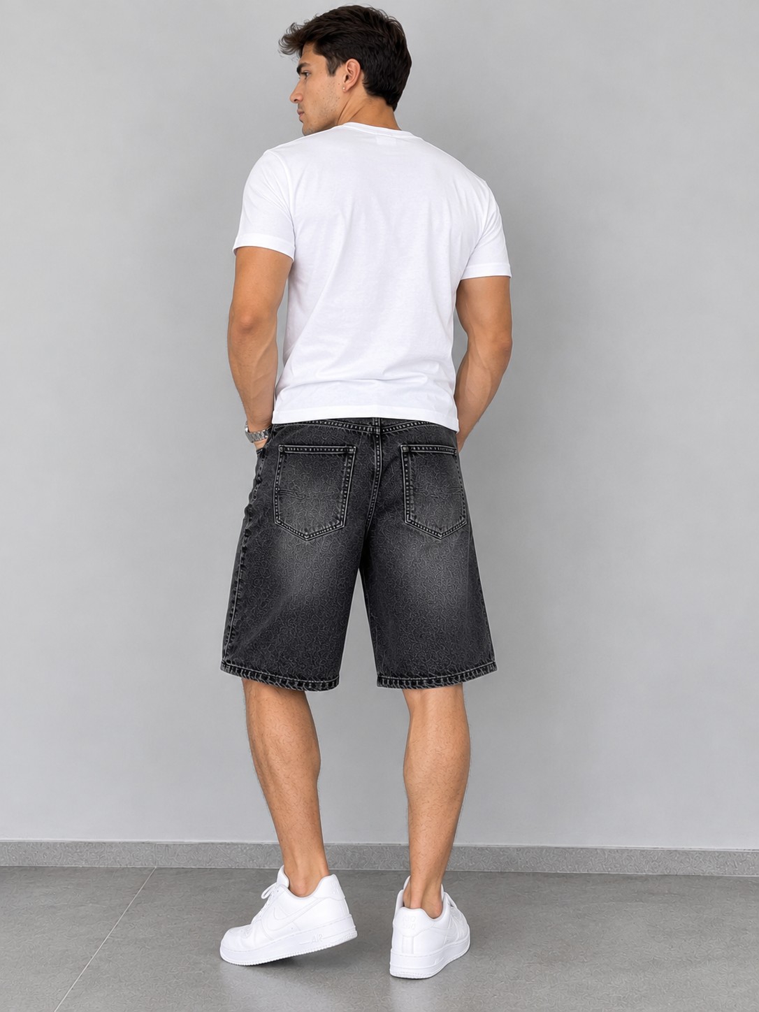Bermuda Moom Gris Zara - Imagen 3