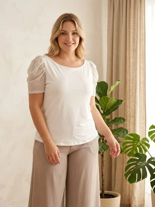 Remera Mangas Princesas Tul Lurex