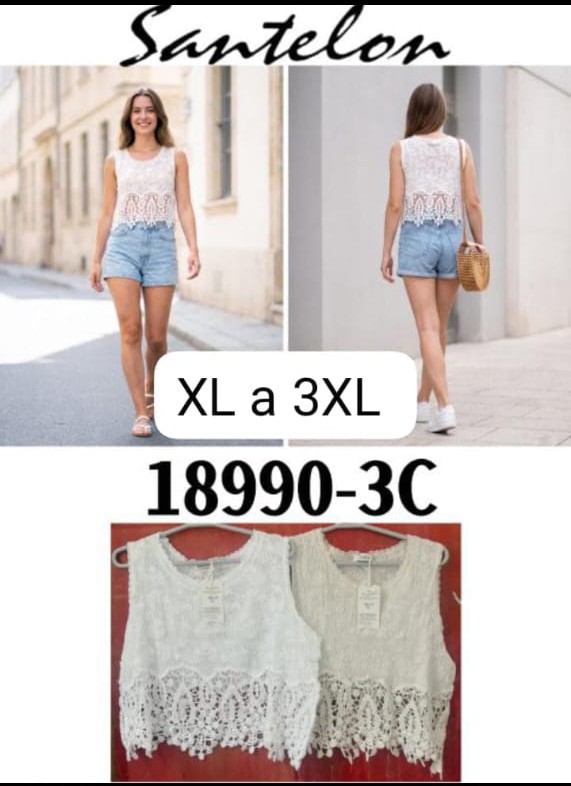 Músculosa de Crochet Importados - Imagen 3