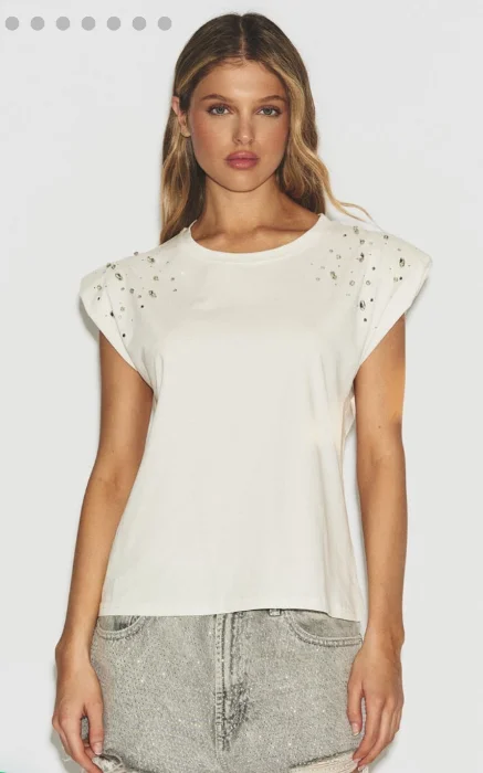 Musculosa  con Tachas. y Brillos