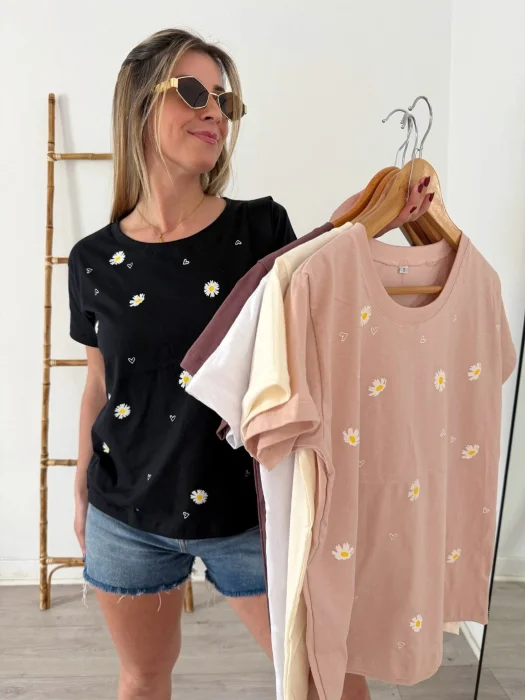 Remera Margarita Algodón