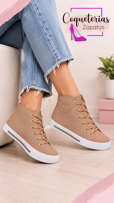 Zapatillas Zapatos Beige