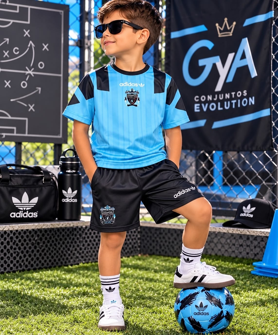 Conjunto Eqt Niño - Liverpool- Bayer Munich-portugal - Imagen 2