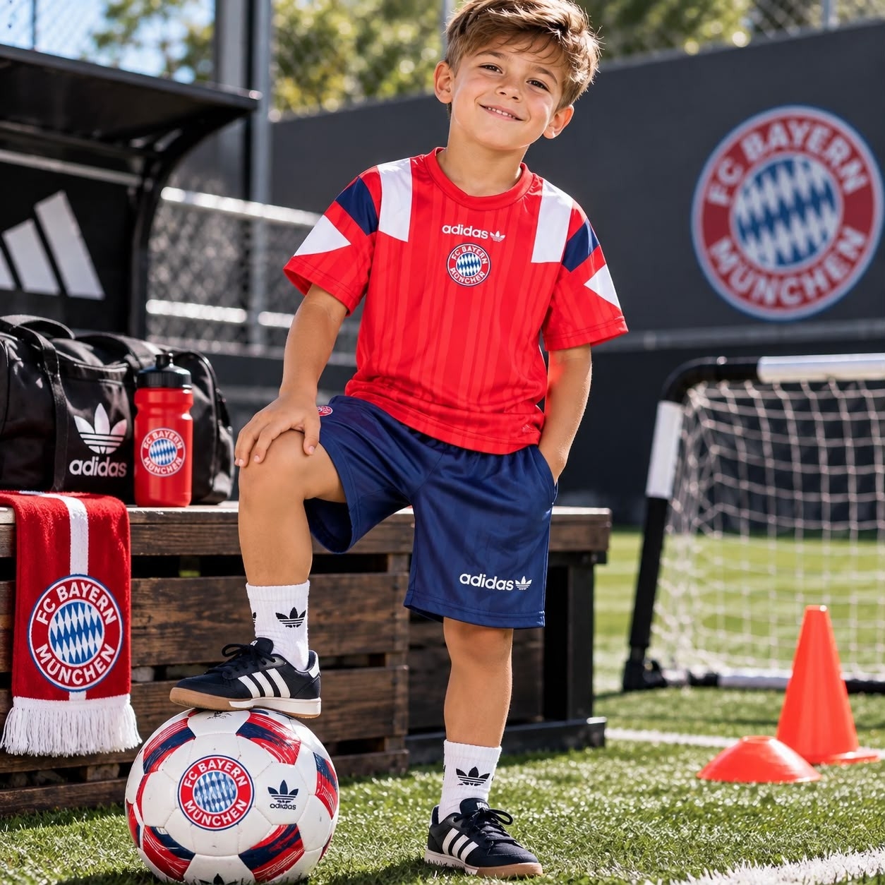 Conjunto Eqt Niño - Liverpool- Bayer Munich-portugal - Imagen 3