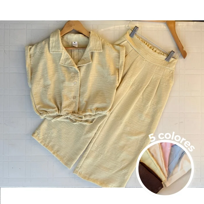 Conjunto Miel Talles 6 al 16