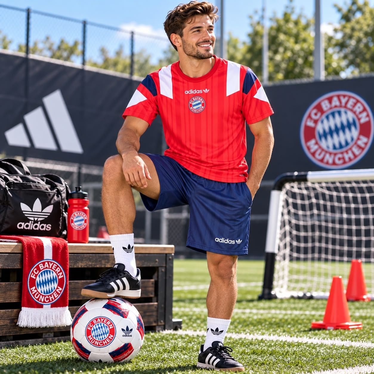 Conjunto Adulto Eqt -liverpool-bayer Munich-portugal - Imagen 3