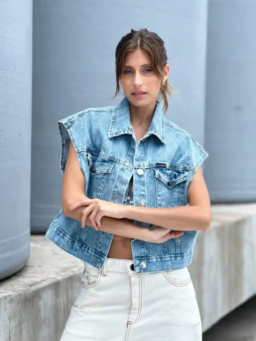 Chaleco Corto Oversize Jean Nevado