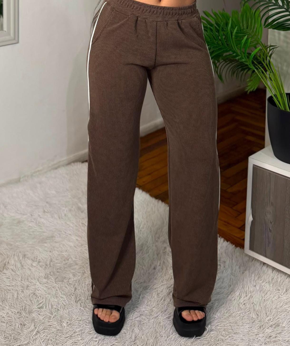 Palazzo Morley Diesel Talle Especial Mujer Verano Dama Pantalón Jogging Calza - Imagen 1