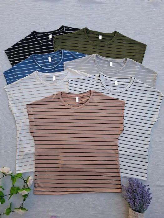 Remeron Modal Soft Manga Japonesa Mujer Verano Dama Camisa Camiseta Remera Top Dama
